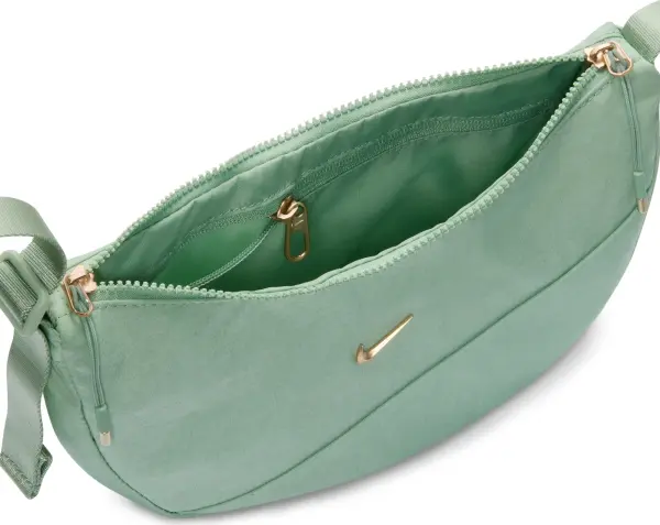 Сумка через плече жіноча Nike AURA CRESCENT CROSSBODY 4L зелена HQ4370-008