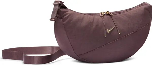 Сумка через плече жіноча Nike AURA CRESCENT CROSSBODY 4L коричнева HQ4370-502