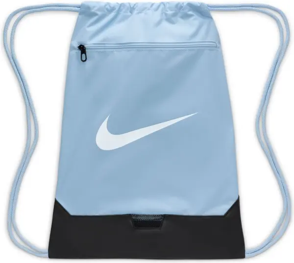 Сумка-мешок Nike BRASILIA 9.5 DRAWSTRING 18L голубая DM3978-441
