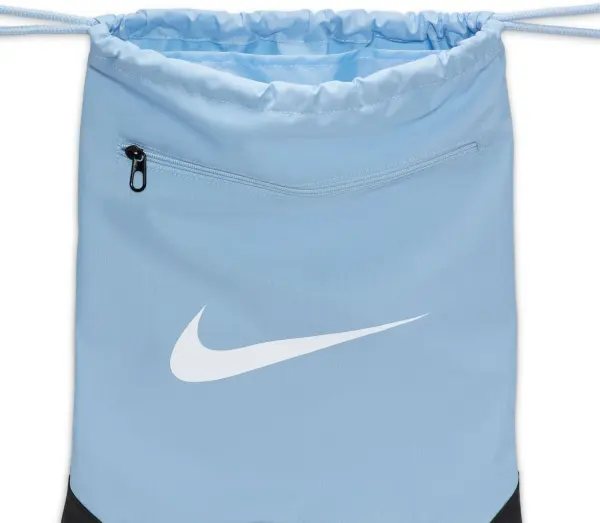 Сумка-мешок Nike BRASILIA 9.5 DRAWSTRING 18L голубая DM3978-441