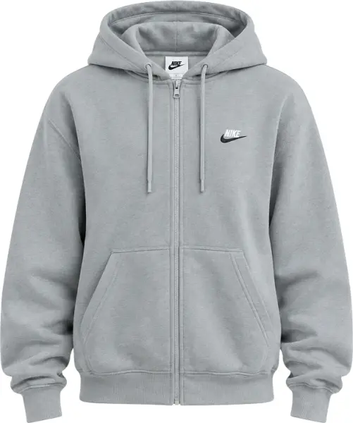 Толстовка Nike CLUB FLEECE сіра FN3861-084