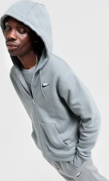 Толстовка Nike CLUB FLEECE сіра FN3861-084