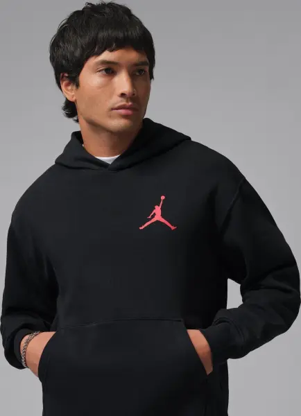 Худі Nike JORDAN JUMPMAN FLEECE чорно-червоне IR0333-010