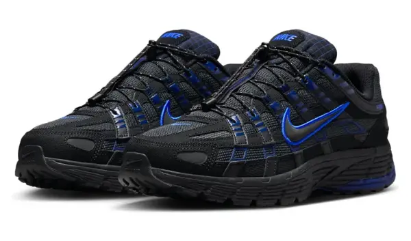 Кроссовки Nike P-6000 черно-темно-синие IO1904-010
