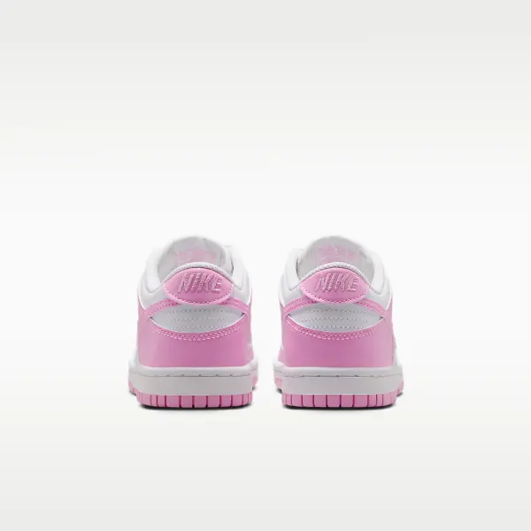 Кроссовки детские Nike JR DUNK LOW бело-розовые IU7766-125