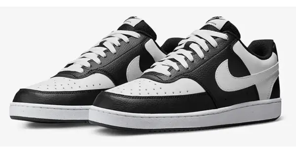 Кросівки Nike COURT VISION LOW чорно-білі HM9862-001