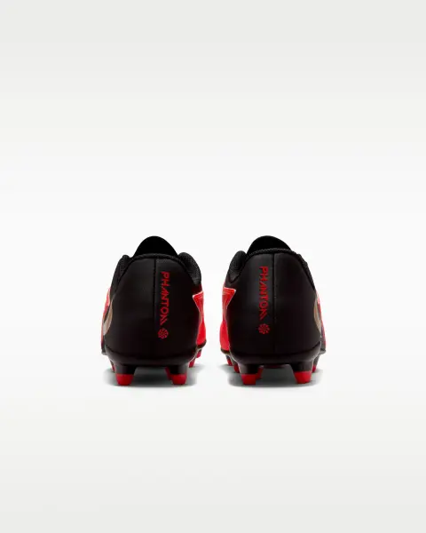 Бутси дитячі Nike JR PHANTOM 6 LOW CLUB FG/MG червоно-чорні HM9202-600
