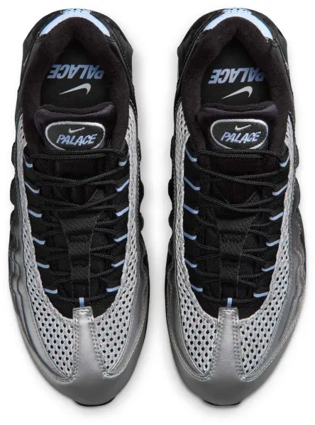 Кросівки Nike AIR MAX 95 BIG BUBBLE PALACE чорно-срібні IQ7708-095