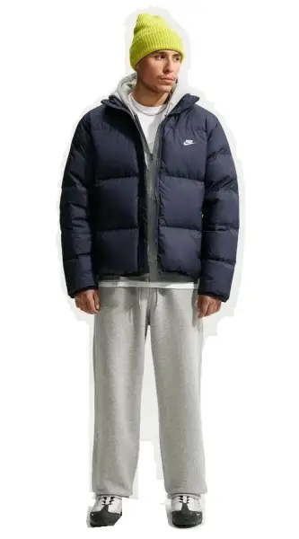 Куртка Nike CLUB THERMA-FIT PUFFER темно-синяя IB2975-451