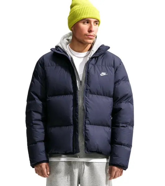 Куртка Nike CLUB THERMA-FIT PUFFER темно-синяя IB2975-451