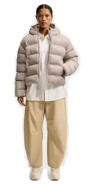 Куртка женская Nike SPORTSWEAR THERMA-FIT бежевая IF5931-236