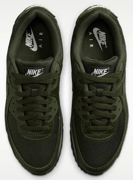 Кросівки Nike AIR MAX 90 оливково-чорні DZ4504-300