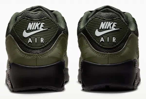 Кросівки Nike AIR MAX 90 оливково-чорні DZ4504-300