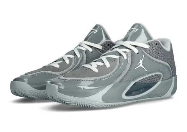 Кроссовки Nike JORDAN TATUM 4 серо-белые HQ4614-005