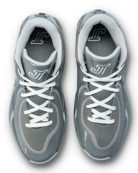 Кроссовки Nike JORDAN TATUM 4 серо-белые HQ4614-005