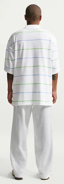 Поло Nike CLUB OVERSIZED STRIPED біло-синьо-зелений IF0736-100