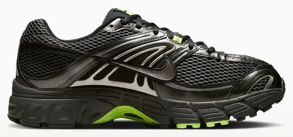 Кроссовки Nike AIR MAX MOTO 2K черно-лаймово-серебряные IO9279-002