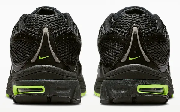 Кроссовки Nike AIR MAX MOTO 2K черно-лаймово-серебряные IO9279-002