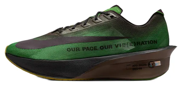 Кроссовки Nike VAPORFLY 4 PREMIUM зелено-черные IQ3418-399