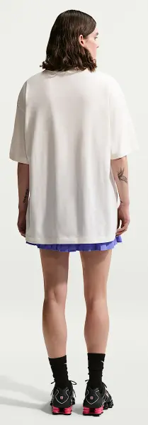 Футболка спортивна жіноча Nike SPORTSWEAR CLASSIC OVERSIZED молочно-різнокольорова IR7848-133