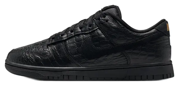 Кроссовки женские Nike DUNK LOW черно-золотые HV4388-001