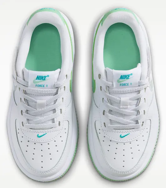 Кроссовки детские Nike FORCE 1 LOW EASYON бело-мятные IR8300-111