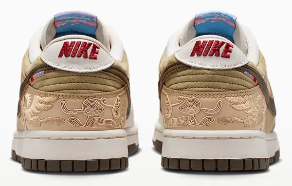 Кросівки Nike DUNK LOW SE LNY бежево-оливково-коричневі IQ1118-220