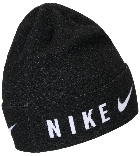 Шапка Nike DRI-FIT LIGHTWEIGHT KNIT CUFFED BEANIE чорно-біла N.101.2403.012.OS