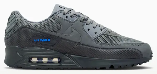 Кроссовки Nike AIR MAX 90 PREMIUM серо-голубые IM5759-002