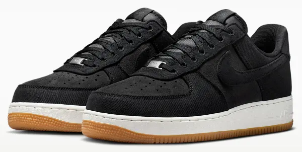 Кросівки Nike AIR FORCE 1 07 LV8 DENIM чорно-коричневі IR0951-002