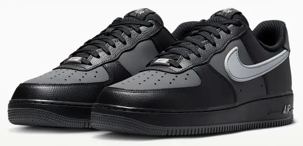Кроссовки Nike AIR FORCE 1 07 LV8 черно-темно-серые IR1475-010