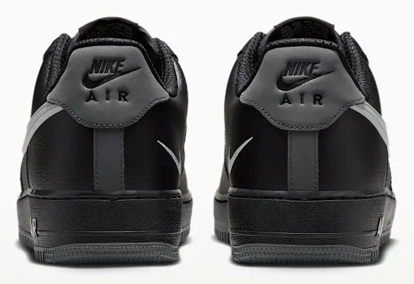 Кроссовки Nike AIR FORCE 1 07 LV8 черно-темно-серые IR1475-010