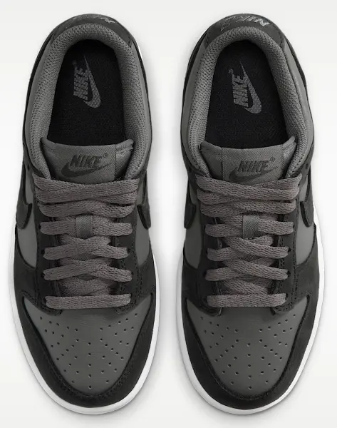 Кросівки дитячі Nike DUNK LOW SE сіро-чорно-білі IO0319-200