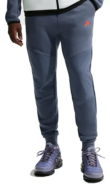 Штаны спортивные Nike TECH FLEECE голубо-красные IH4303-491