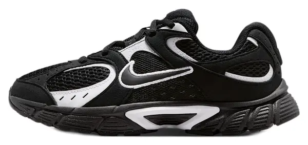 Кроссовки детские Nike V5 RUNNER SUEDE черно-белые IO1644-004