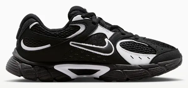 Кроссовки детские Nike V5 RUNNER SUEDE черно-белые IO1644-004