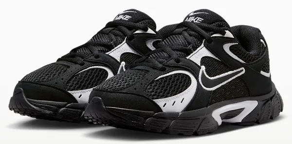 Кроссовки детские Nike V5 RUNNER SUEDE черно-белые IO1644-004