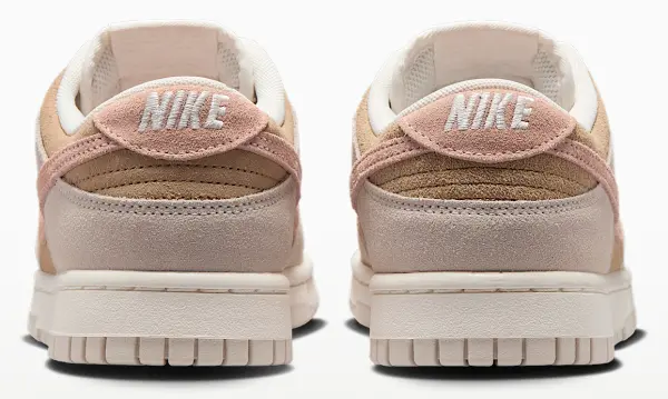 Кроссовки женские Nike DUNK LOW бежево-розово-молочные IB4367-030
