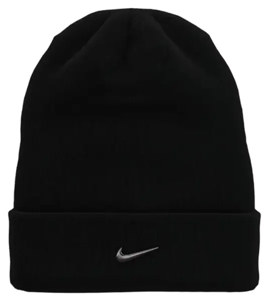 Шапка Nike PEAK BEANIE чорно-срібна HF6630-010