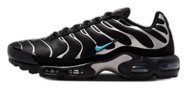 Кроссовки Nike AIR MAX PLUS PREMIUM SCORPION черно-серебристые IM9624-001