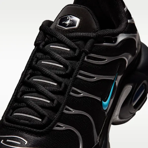 Кроссовки Nike AIR MAX PLUS PREMIUM SCORPION черно-серебристые IM9624-001
