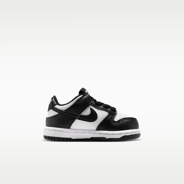 Кроссовки детские Nike DUNK LOW черно-белые IU7767-100