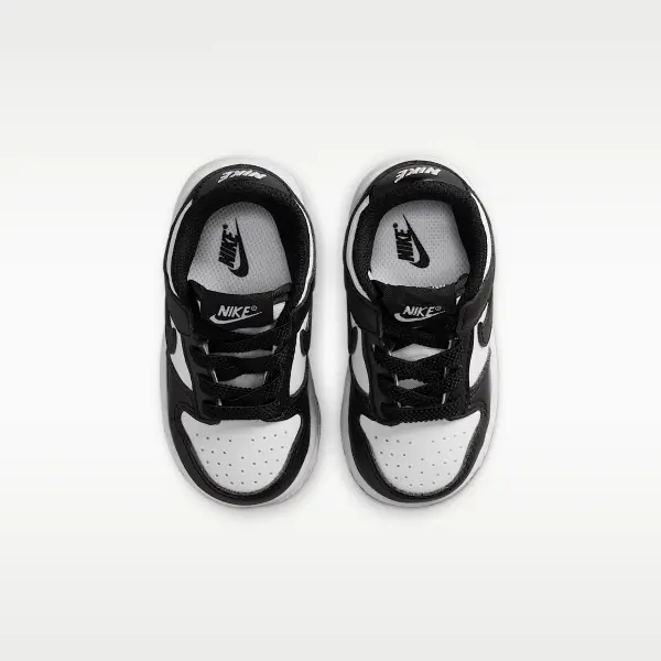 Кроссовки детские Nike DUNK LOW черно-белые IU7767-100