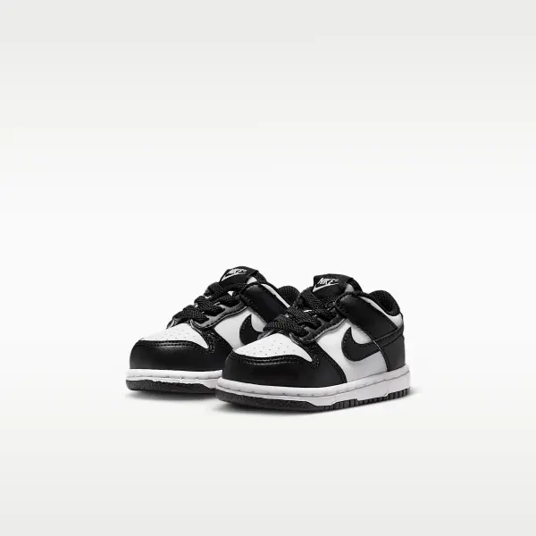 Кроссовки детские Nike DUNK LOW черно-белые IU7767-100