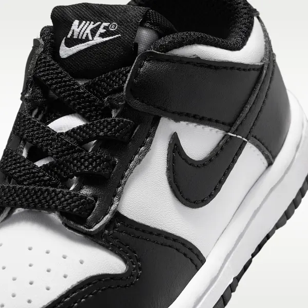Кроссовки детские Nike DUNK LOW черно-белые IU7767-100