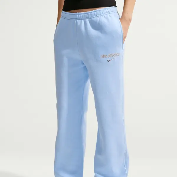 Спортивні штани жіночі Nike STUDIO FLEECE MEDIUM WEIGHT блакитні IU3726-407