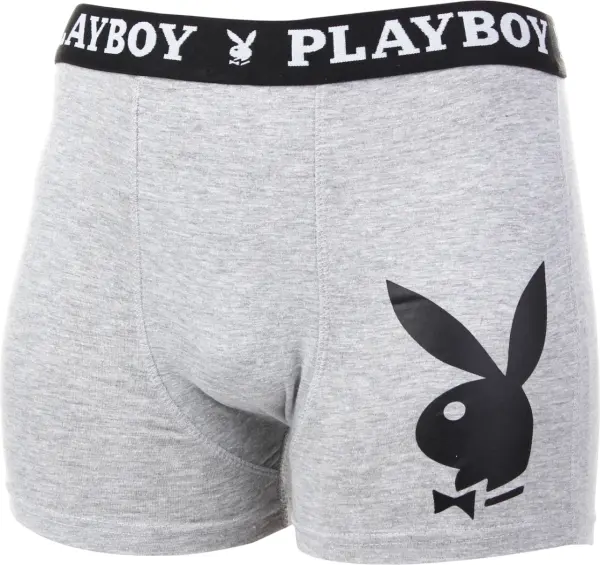 Трусы (боксерки) Playboy ANNYA PLAYBOY BOXERSHORT серые ANNYA-0203