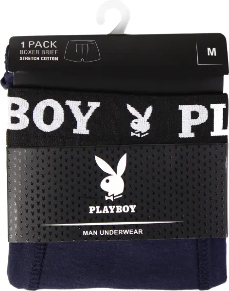 Труси (боксерки) Playboy ANNYA PLAYBOY BOXERSHORT темно-сині ANNYA-0309