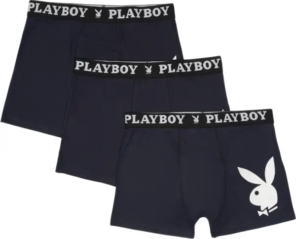 Труси (боксерки) Playboy ANNYA темно-сині (3 штуки) ANNYA-37