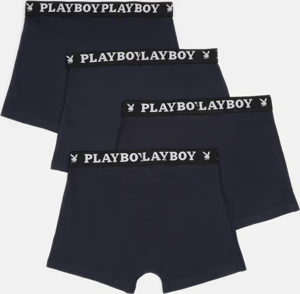 Трусы (боксерки) Playboy ANNYA темно-синие (4 штуки) ANNYA-45